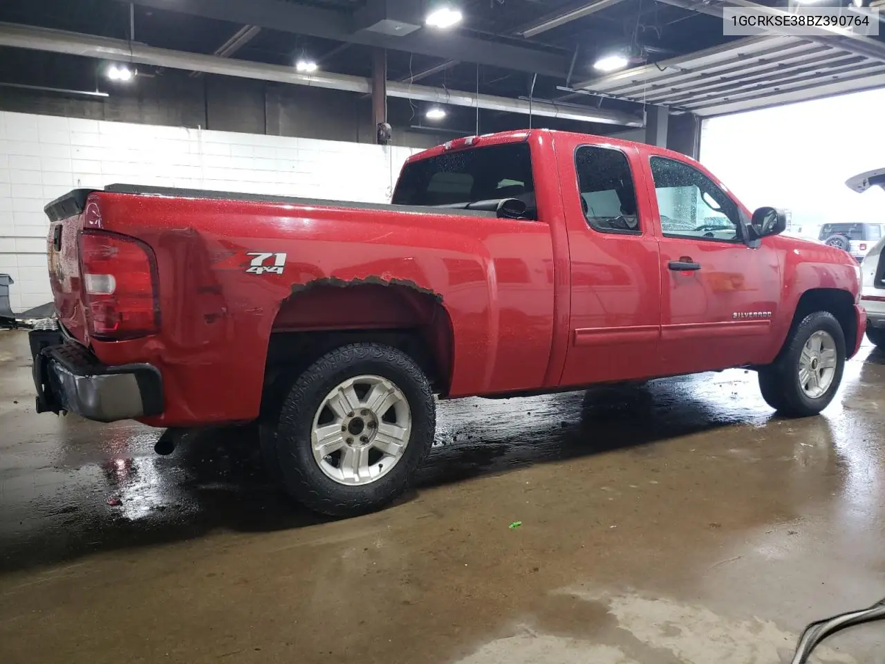 2011 Chevrolet Silverado K1500 Lt VIN: 1GCRKSE38BZ390764 Lot: 66175545