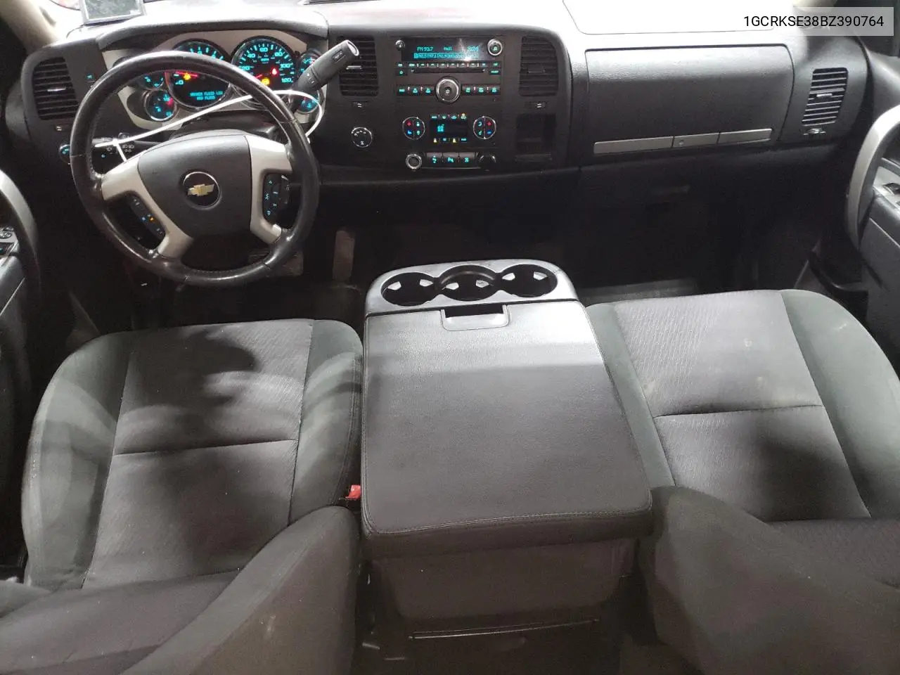 2011 Chevrolet Silverado K1500 Lt VIN: 1GCRKSE38BZ390764 Lot: 66175545