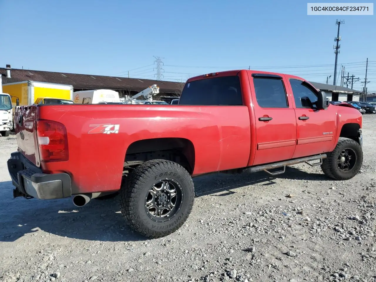 2012 Chevrolet Silverado K3500 Lt VIN: 1GC4K0C84CF234771 Lot: 46836785