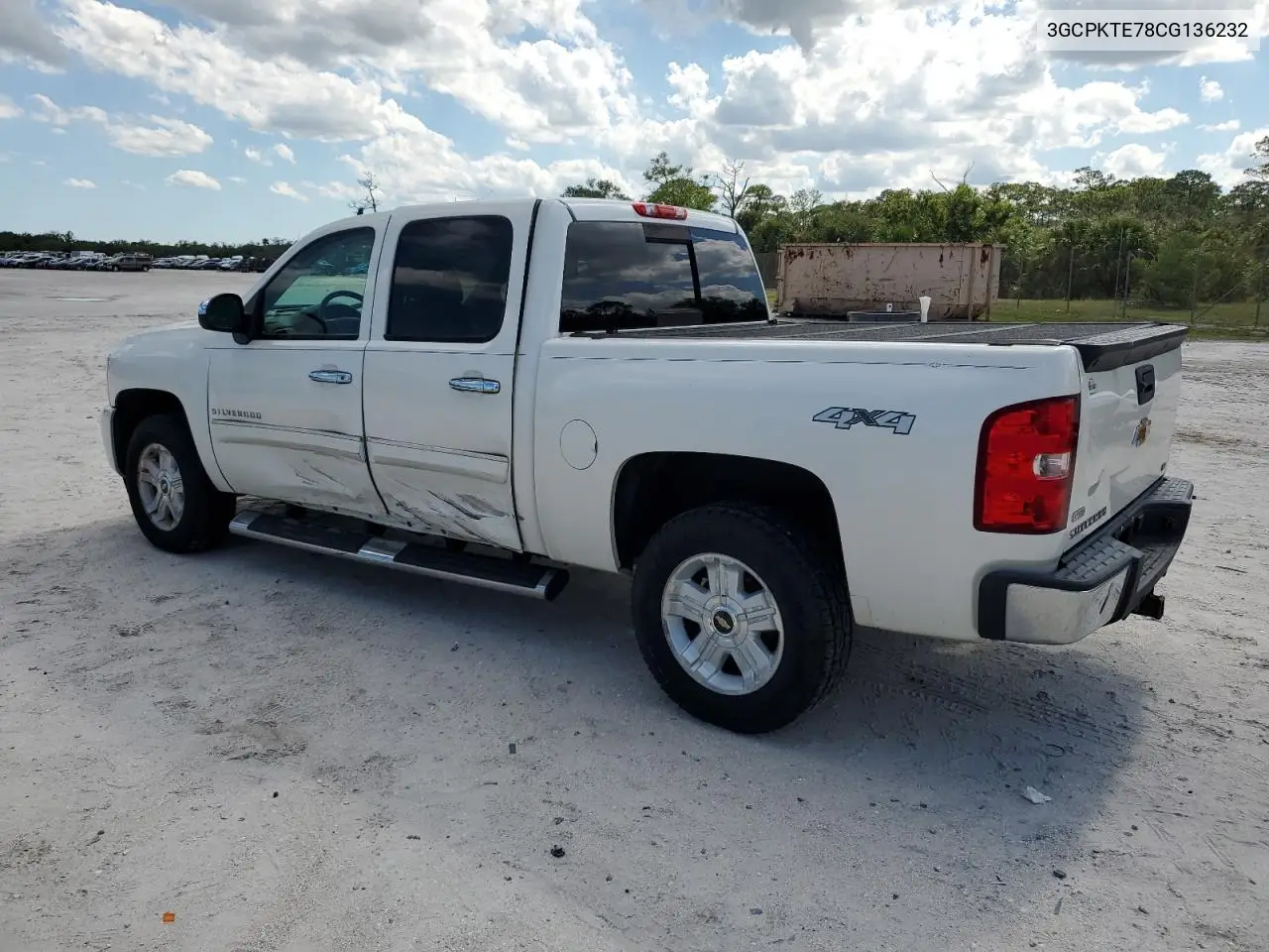 2012 Chevrolet Silverado K1500 Ltz VIN: 3GCPKTE78CG136232 Lot: 55390645