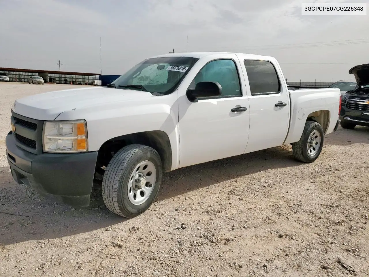 2012 Chevrolet Silverado C1500 VIN: 3GCPCPE07CG226348 Lot: 56376015