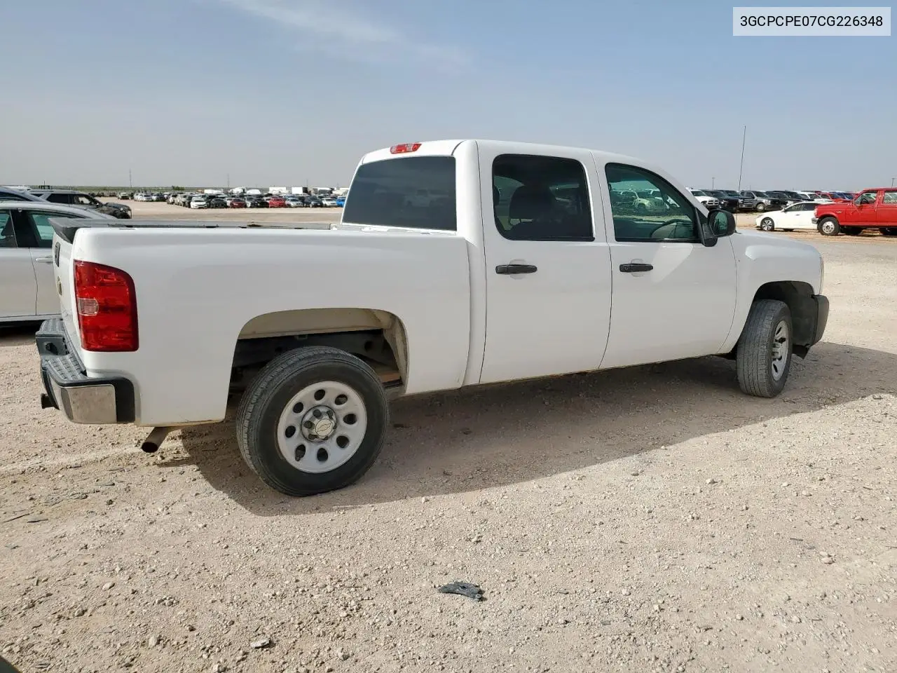 2012 Chevrolet Silverado C1500 VIN: 3GCPCPE07CG226348 Lot: 56376015