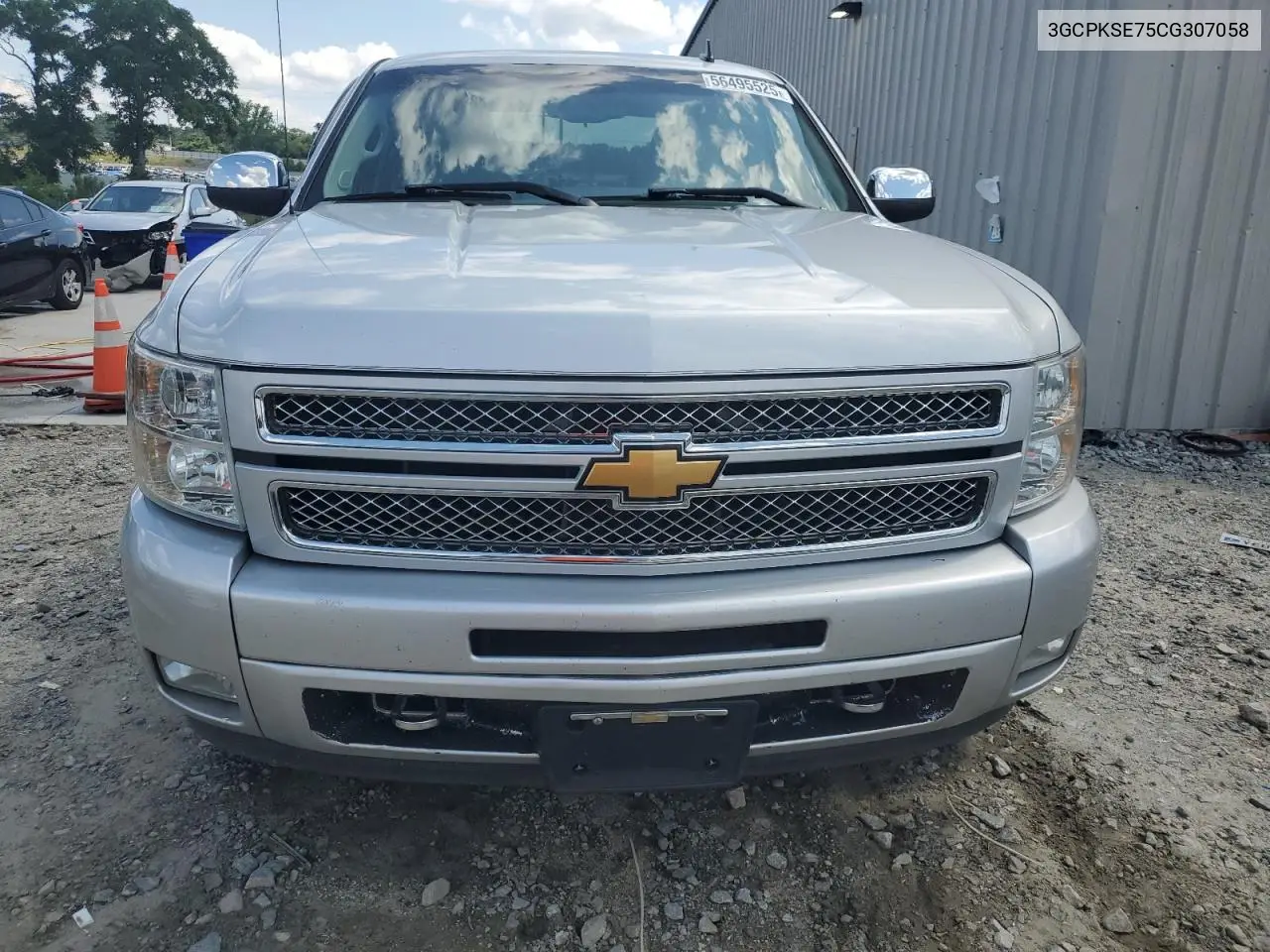 2012 Chevrolet Silverado K1500 Lt VIN: 3GCPKSE75CG307058 Lot: 56495525