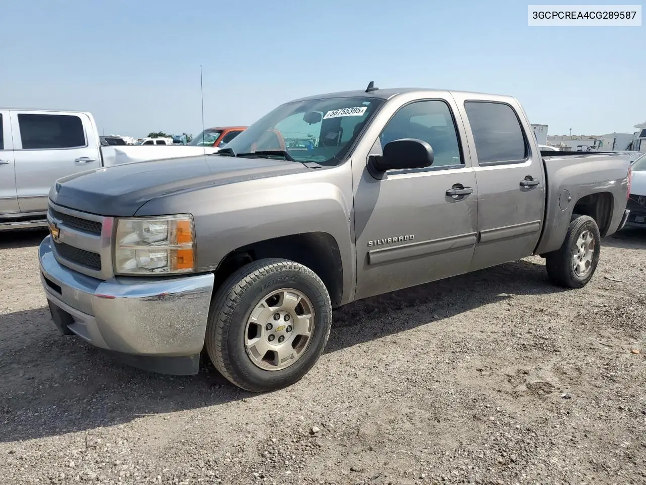 2012 Chevrolet Silverado C1500 Ls VIN: 3GCPCREA4CG289587 Lot: 56755395