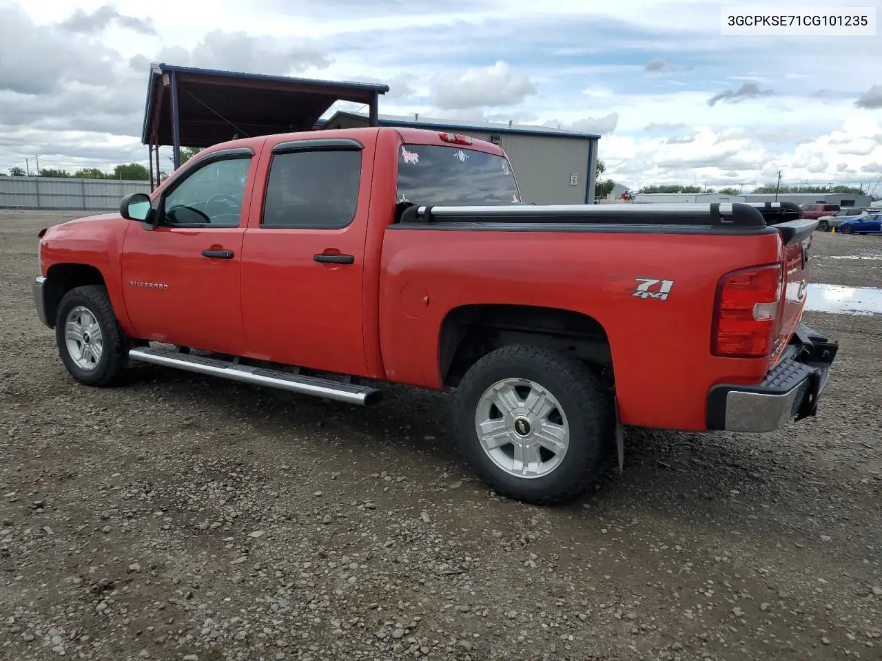 2012 Chevrolet Silverado K1500 Lt VIN: 3GCPKSE71CG101235 Lot: 57092505