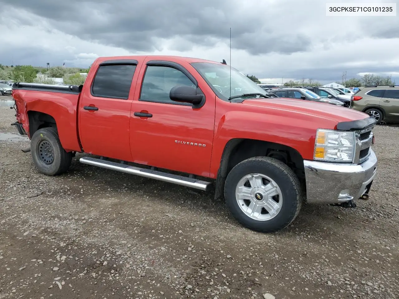 2012 Chevrolet Silverado K1500 Lt VIN: 3GCPKSE71CG101235 Lot: 57092505