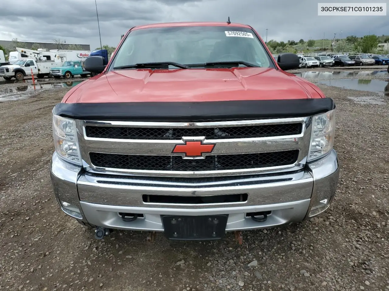 2012 Chevrolet Silverado K1500 Lt VIN: 3GCPKSE71CG101235 Lot: 57092505