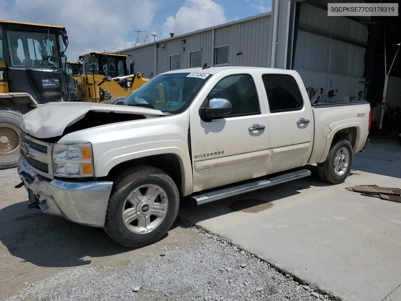 2012 Chevrolet Silverado K1500 Lt VIN: 3GCPKSE77CG178319 Lot: 61210545