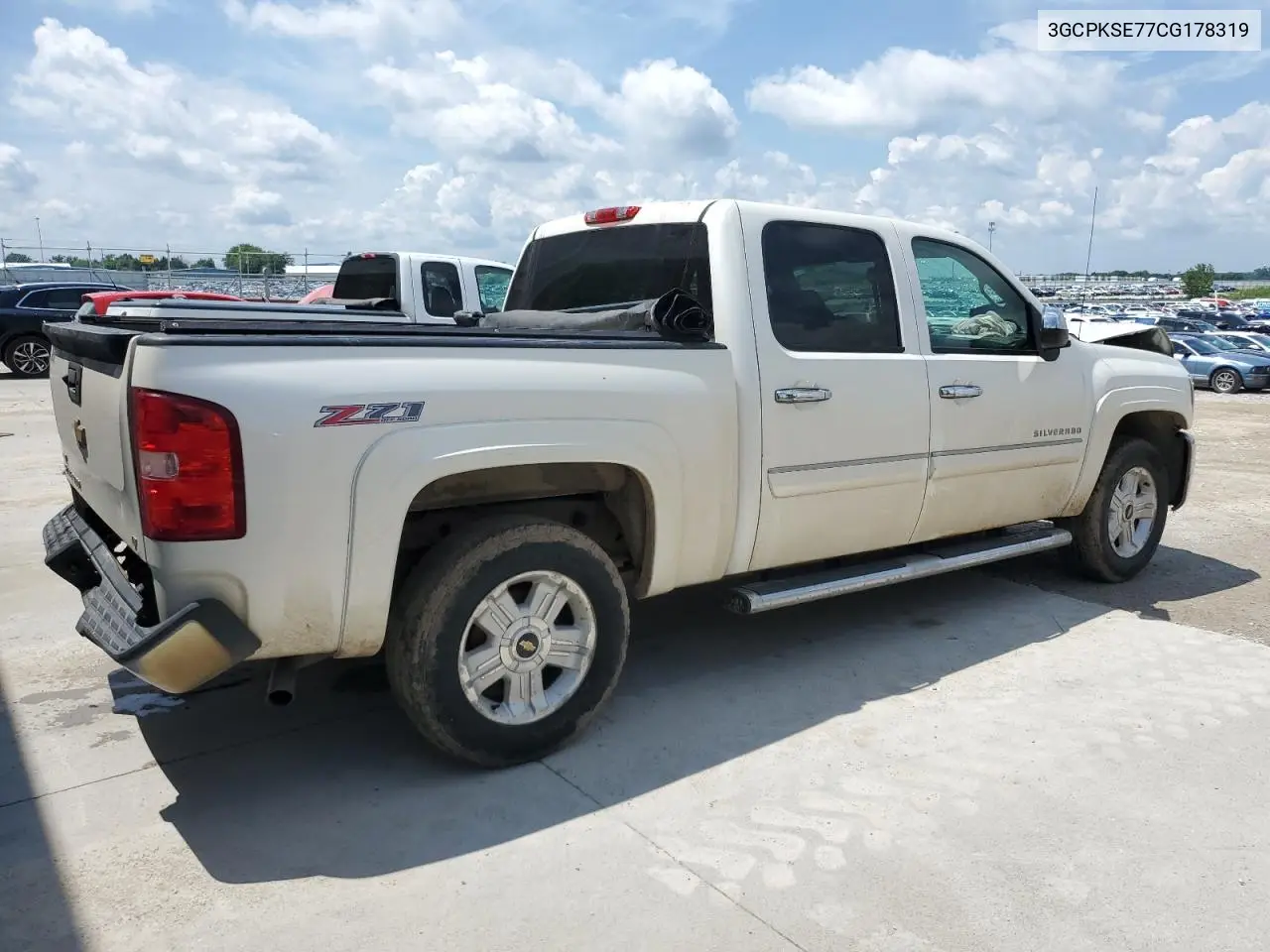 2012 Chevrolet Silverado K1500 Lt VIN: 3GCPKSE77CG178319 Lot: 61210545