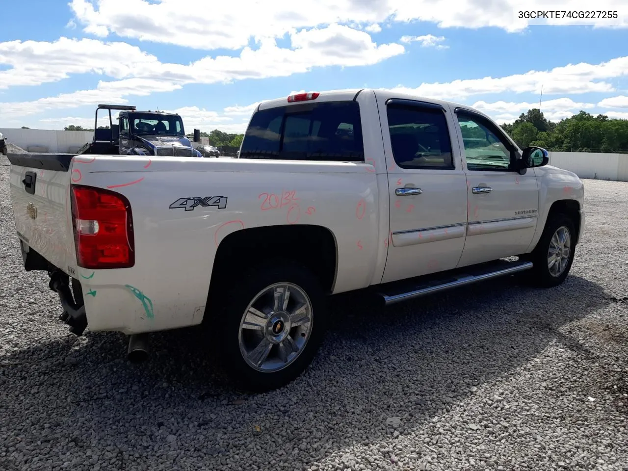 2012 Chevrolet Silverado K1500 Ltz VIN: 3GCPKTE74CG227255 Lot: 61425054