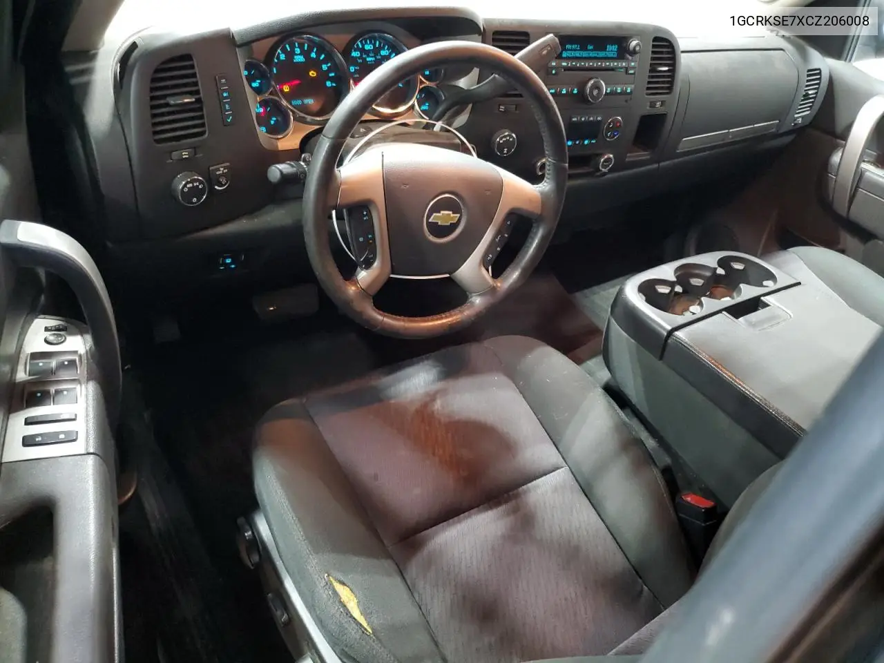 2012 Chevrolet Silverado K1500 Lt VIN: 1GCRKSE7XCZ206008 Lot: 61663035