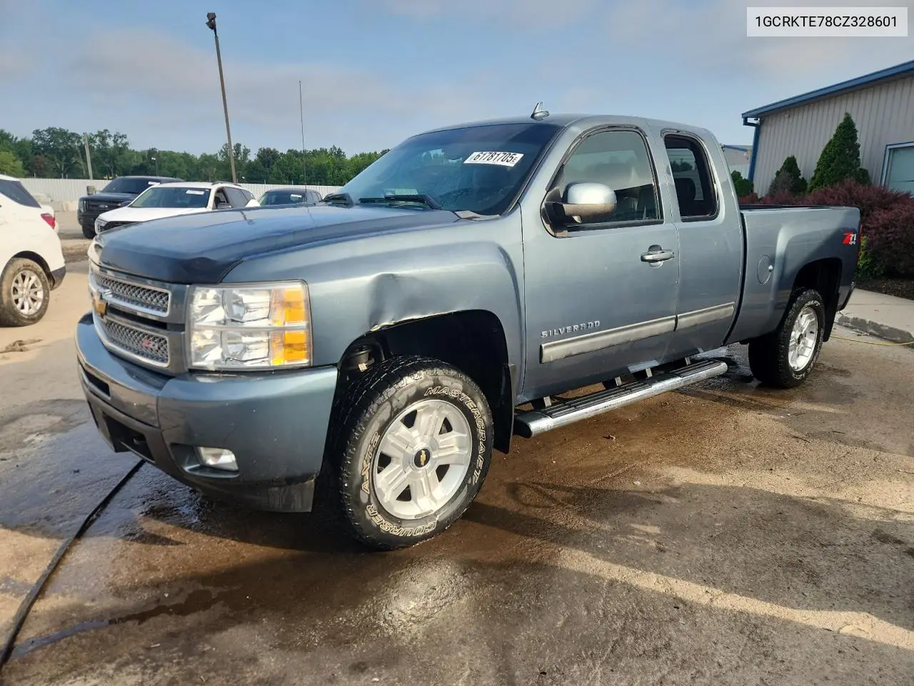 2012 Chevrolet Silverado K1500 Ltz VIN: 1GCRKTE78CZ328601 Lot: 61781705