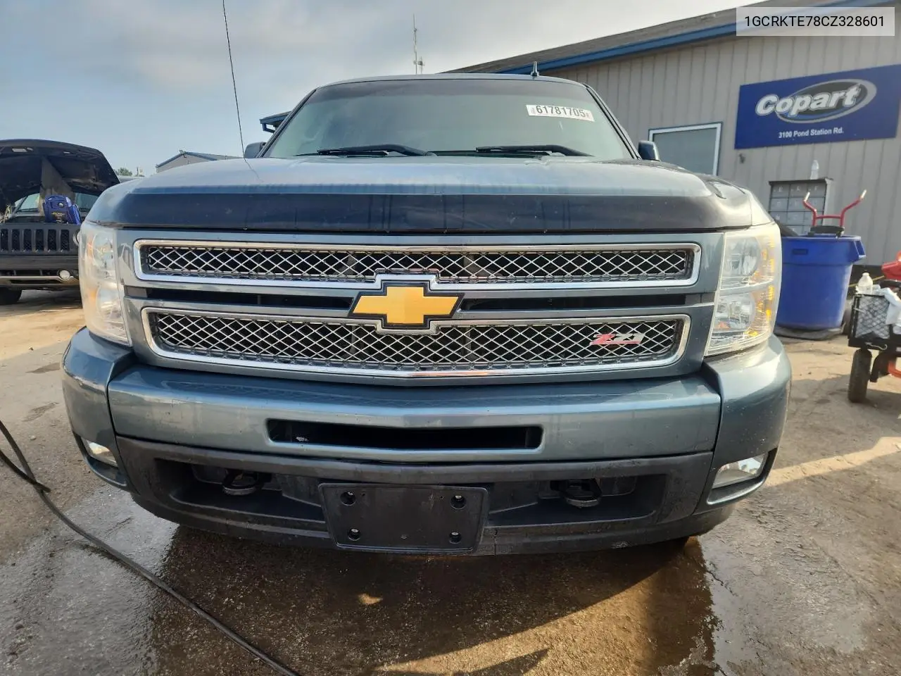 2012 Chevrolet Silverado K1500 Ltz VIN: 1GCRKTE78CZ328601 Lot: 61781705
