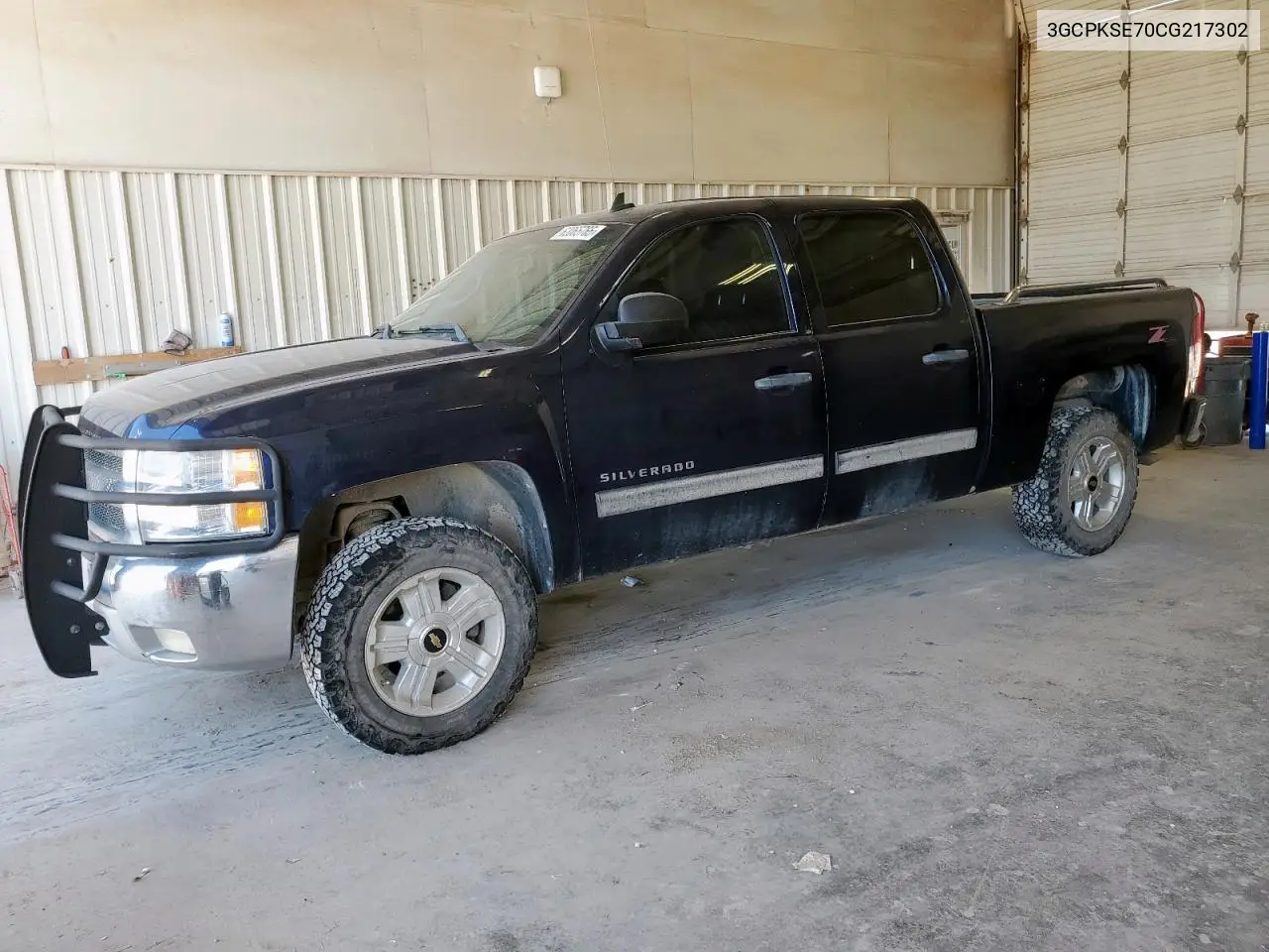 2012 Chevrolet Silverado K1500 Lt VIN: 3GCPKSE70CG217302 Lot: 62065765