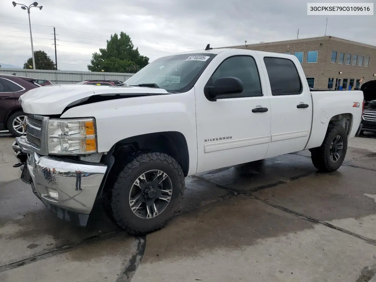 2012 Chevrolet Silverado K1500 Lt VIN: 3GCPKSE79CG109616 Lot: 62700305