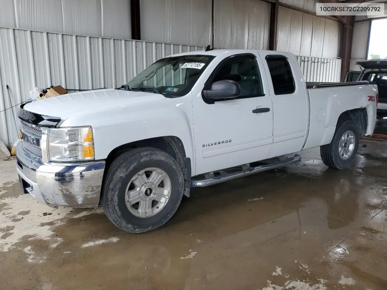 2012 Chevrolet Silverado K1500 Lt VIN: 1GCRKSE72CZ209792 Lot: 62712155