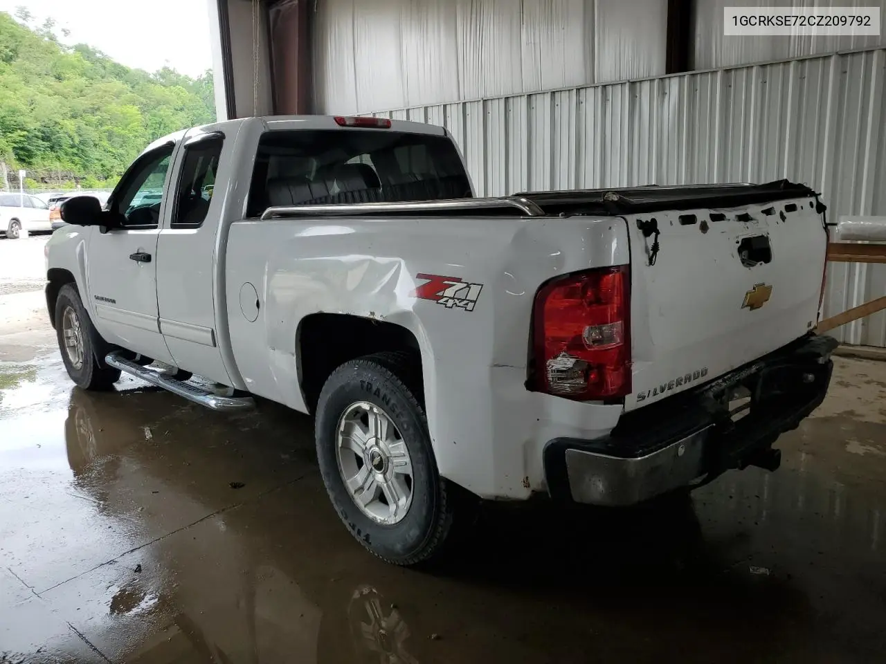 2012 Chevrolet Silverado K1500 Lt VIN: 1GCRKSE72CZ209792 Lot: 62712155