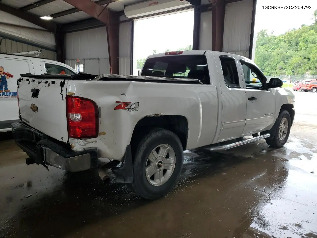 2012 Chevrolet Silverado K1500 Lt VIN: 1GCRKSE72CZ209792 Lot: 62712155