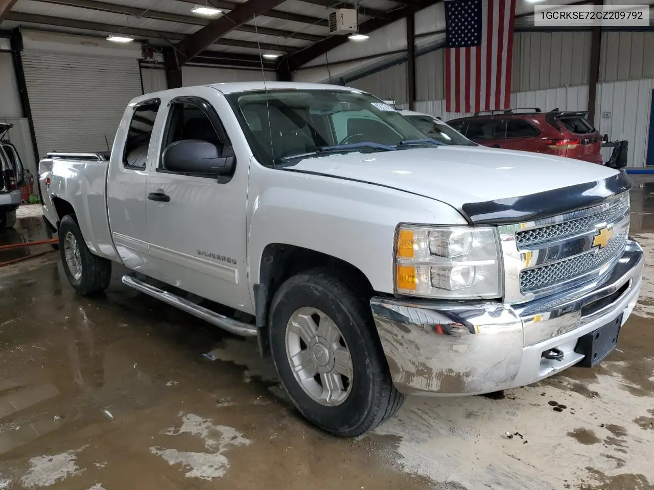 2012 Chevrolet Silverado K1500 Lt VIN: 1GCRKSE72CZ209792 Lot: 62712155
