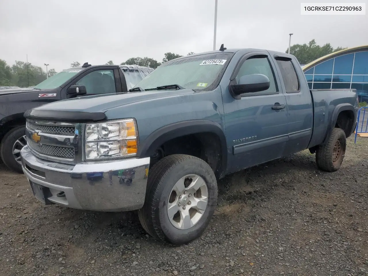 2012 Chevrolet Silverado K1500 Lt VIN: 1GCRKSE71CZ290963 Lot: 62725475