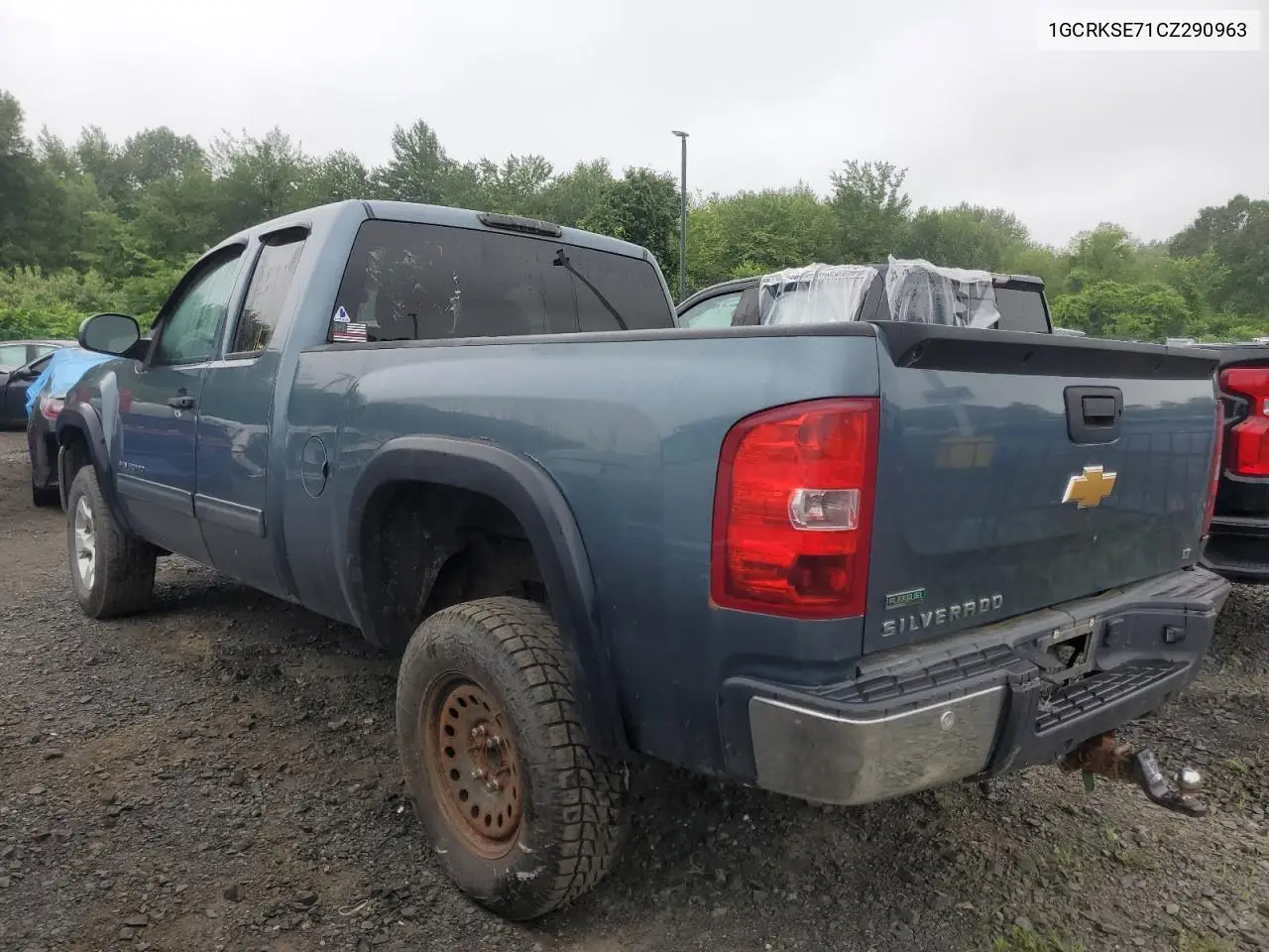 2012 Chevrolet Silverado K1500 Lt VIN: 1GCRKSE71CZ290963 Lot: 62725475
