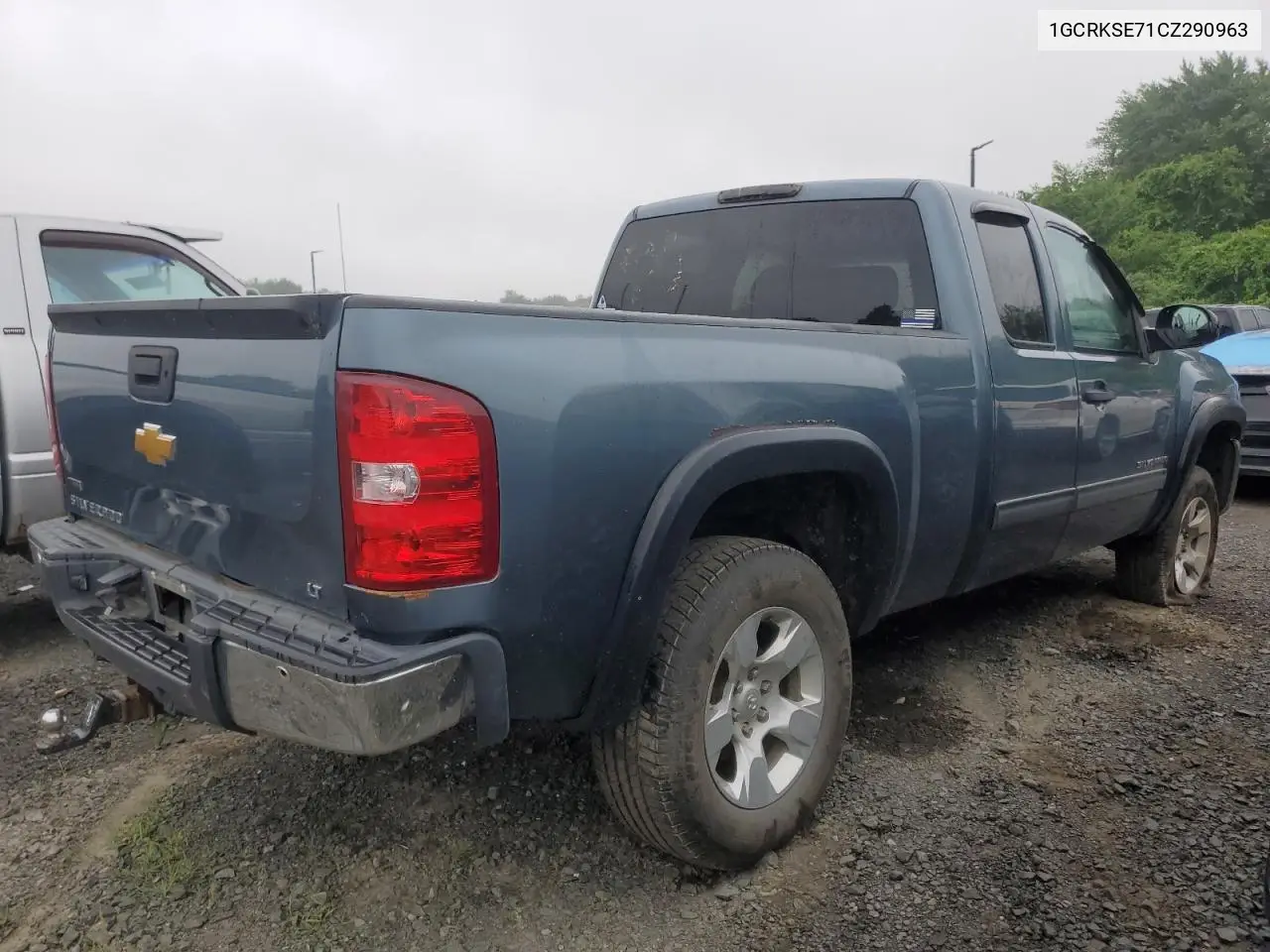 2012 Chevrolet Silverado K1500 Lt VIN: 1GCRKSE71CZ290963 Lot: 62725475