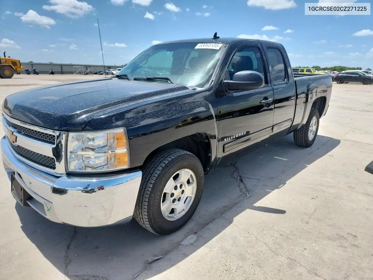 2012 Chevrolet Silverado C1500 Lt VIN: 1GCRCSE02CZ271225 Lot: 63065135