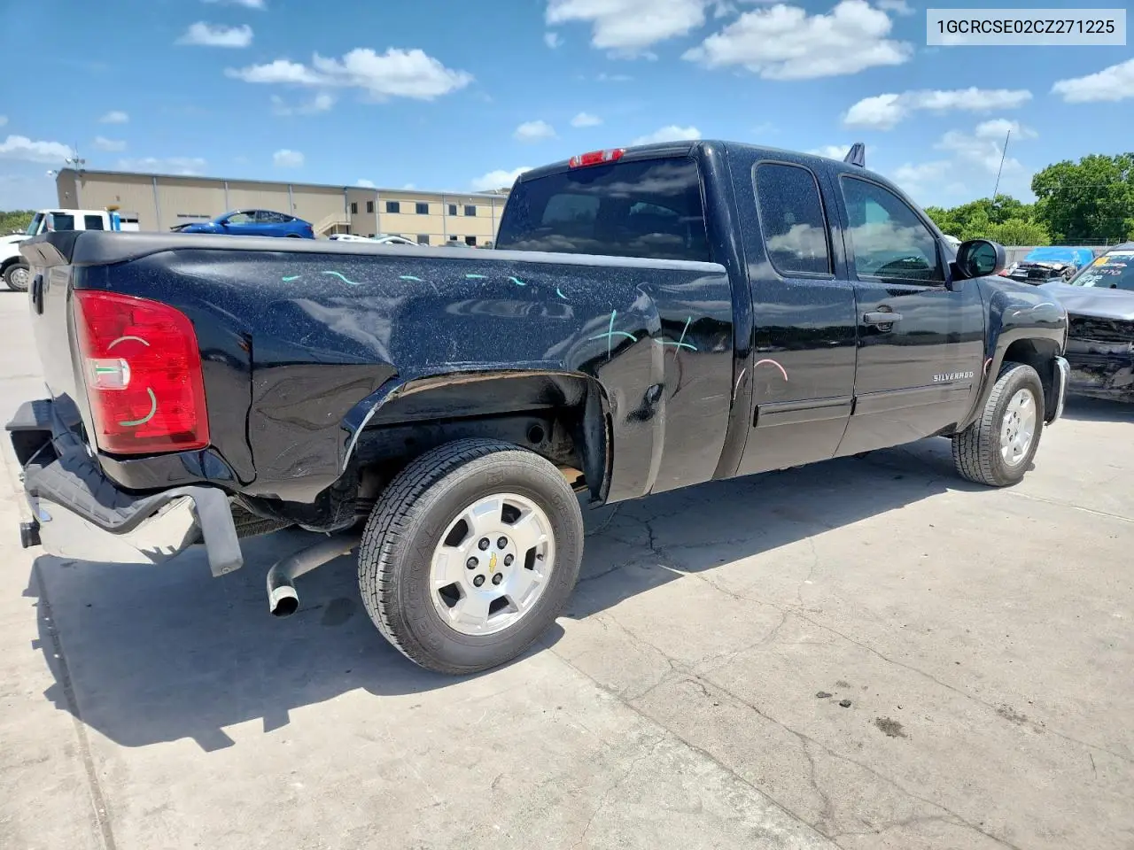 2012 Chevrolet Silverado C1500 Lt VIN: 1GCRCSE02CZ271225 Lot: 63065135