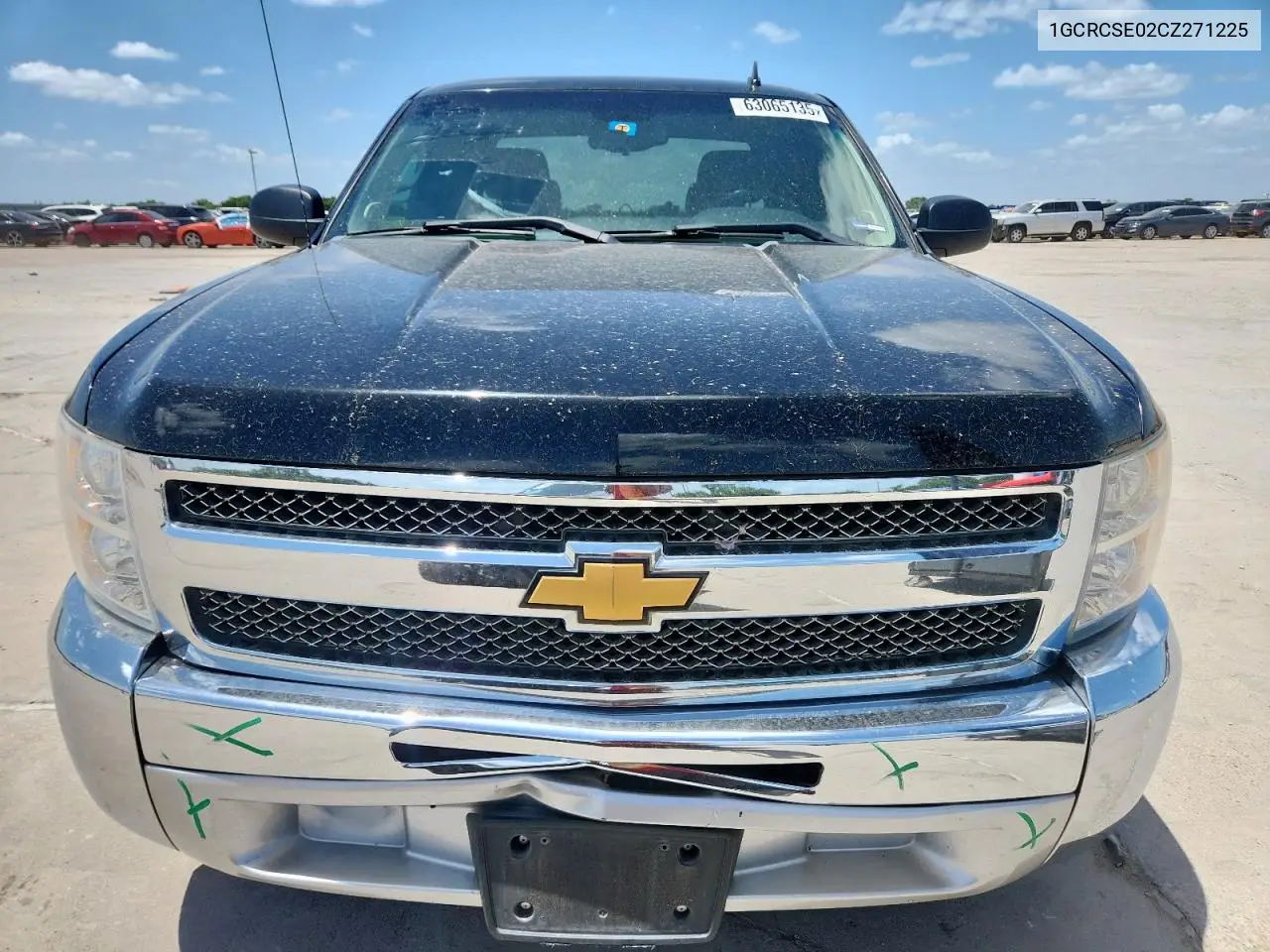 2012 Chevrolet Silverado C1500 Lt VIN: 1GCRCSE02CZ271225 Lot: 63065135