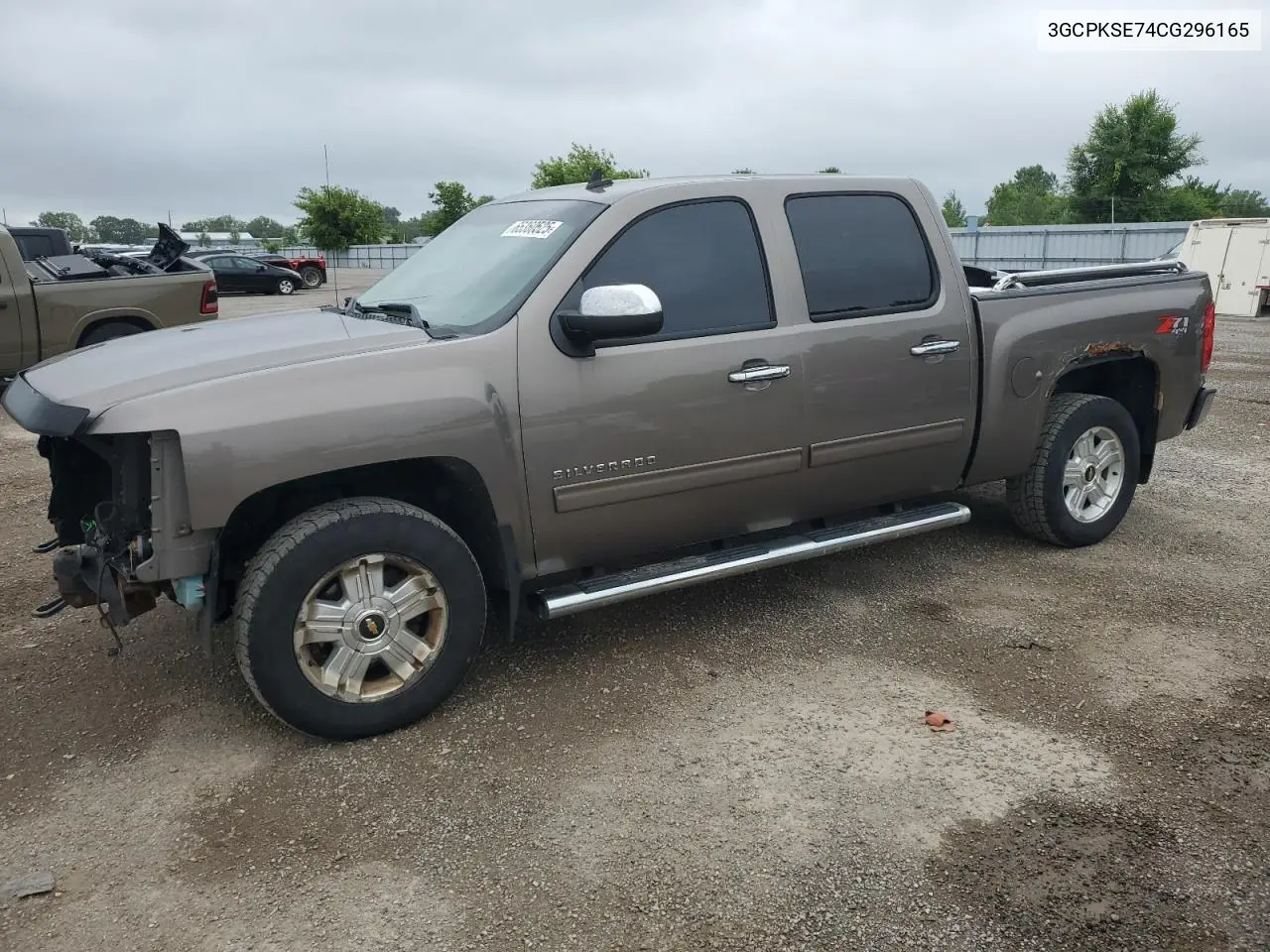 2012 Chevrolet Silverado K1500 Lt VIN: 3GCPKSE74CG296165 Lot: 65360525
