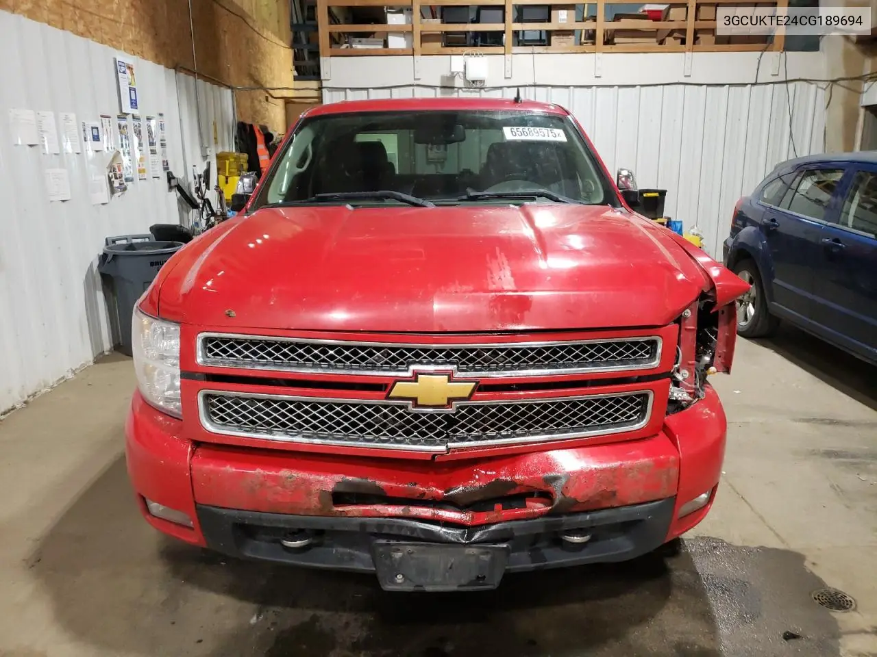 2012 Chevrolet Silverado K1500 Ltz VIN: 3GCUKTE24CG189694 Lot: 65689575