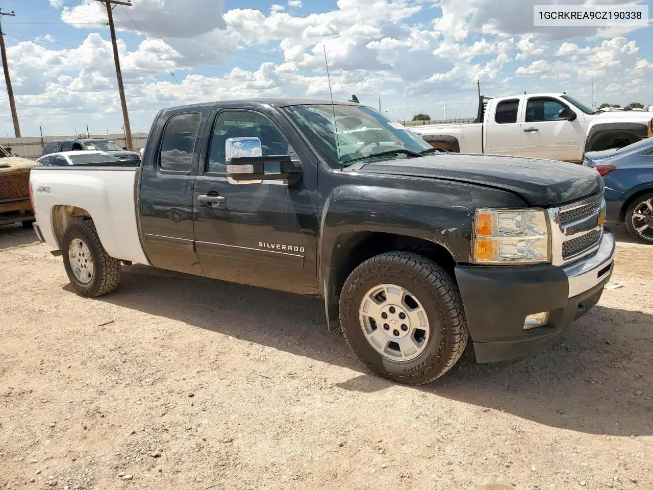 2012 Chevrolet Silverado K1500 Ls VIN: 1GCRKREA9CZ190338 Lot: 65747685