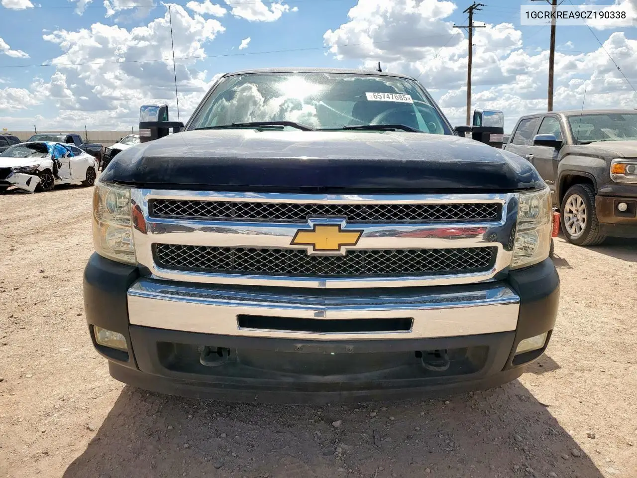 2012 Chevrolet Silverado K1500 Ls VIN: 1GCRKREA9CZ190338 Lot: 65747685