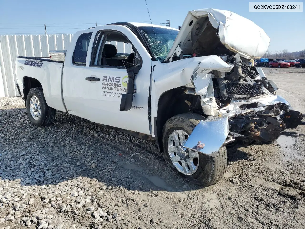 2013 Chevrolet Silverado K2500 Heavy Duty VIN: 1GC2KVCG5DZ403241 Lot: 38055054