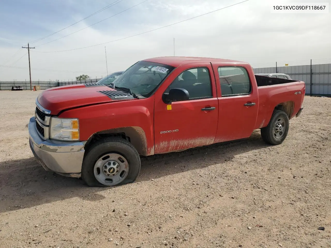 2013 Chevrolet Silverado K2500 Heavy Duty VIN: 1GC1KVCG9DF118667 Lot: 55758125