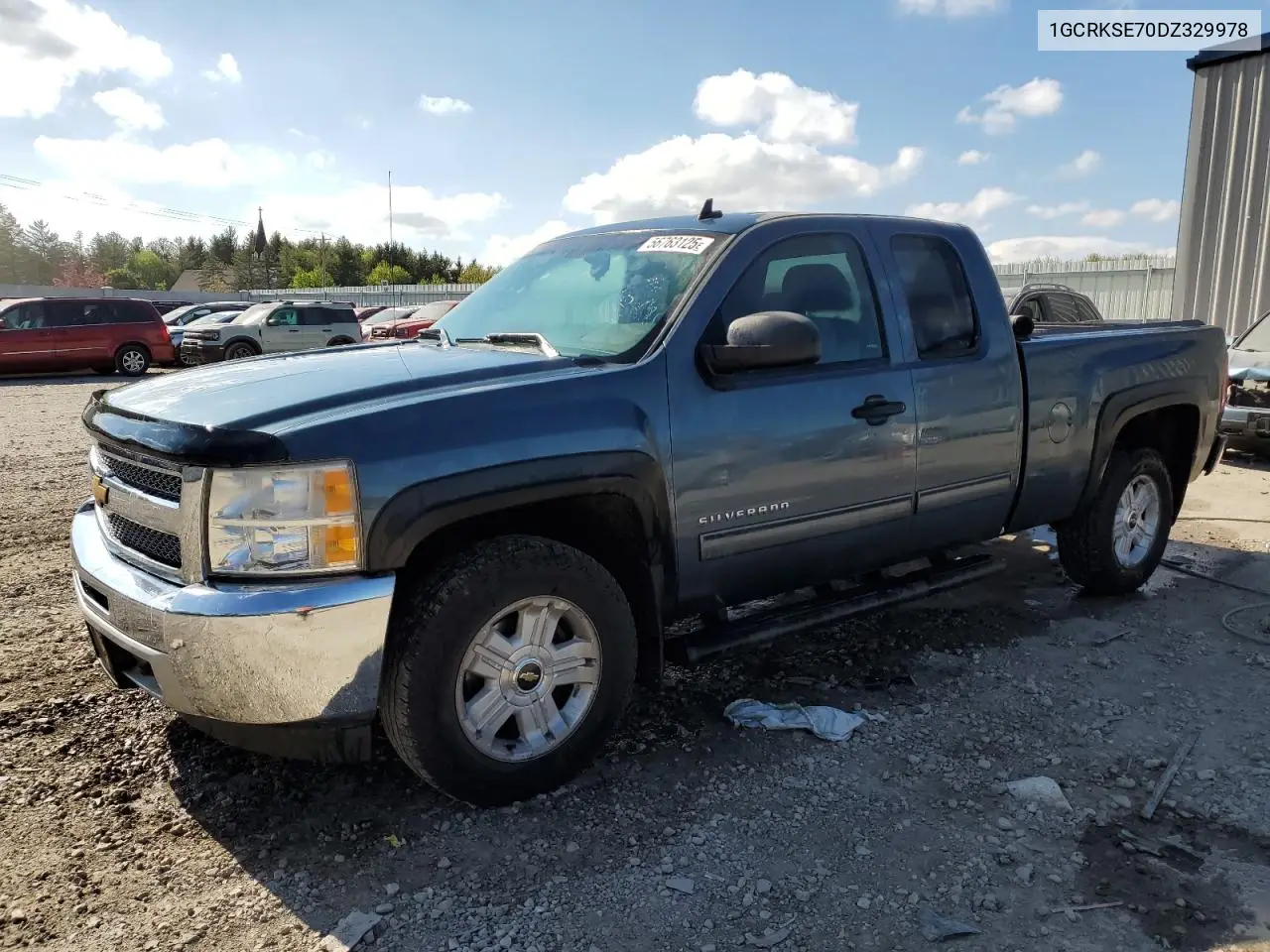 2013 Chevrolet Silverado K1500 Lt VIN: 1GCRKSE70DZ329978 Lot: 56763125