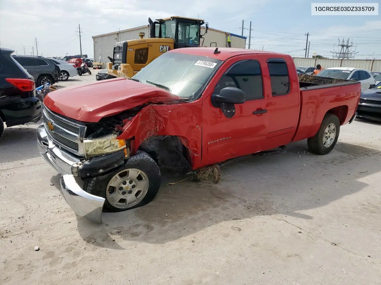2013 Chevrolet Silverado C1500 Lt VIN: 1GCRCSE03DZ335709 Lot: 57096355