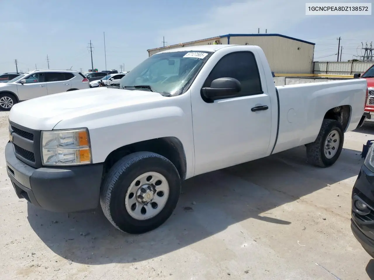 2013 Chevrolet Silverado C1500 VIN: 1GCNCPEA8DZ138572 Lot: 57127585