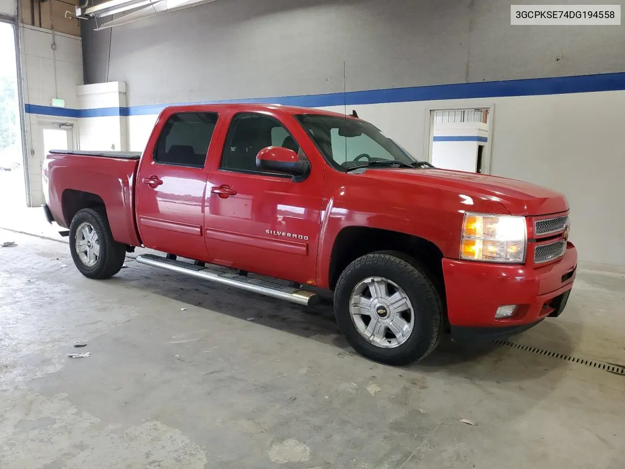 2013 Chevrolet Silverado K1500 Lt VIN: 3GCPKSE74DG194558 Lot: 62505215
