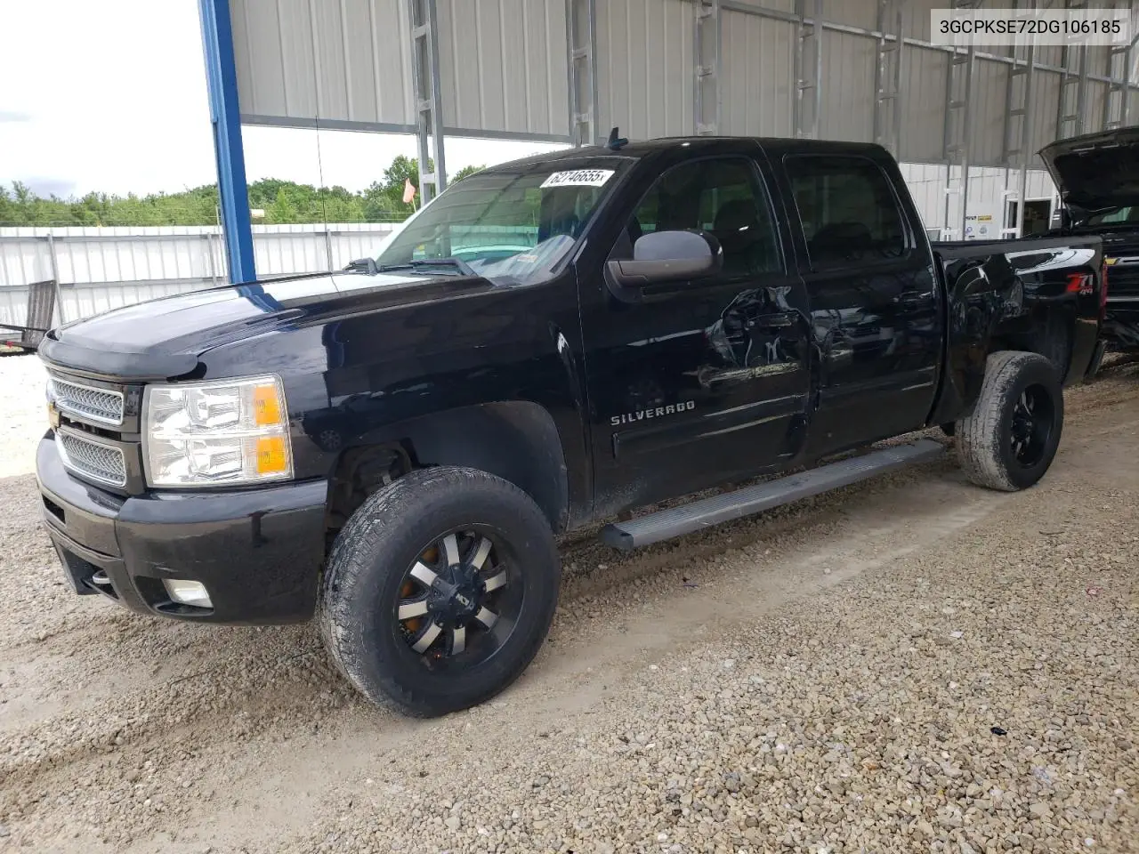 2013 Chevrolet Silverado K1500 Lt VIN: 3GCPKSE72DG106185 Lot: 62746655