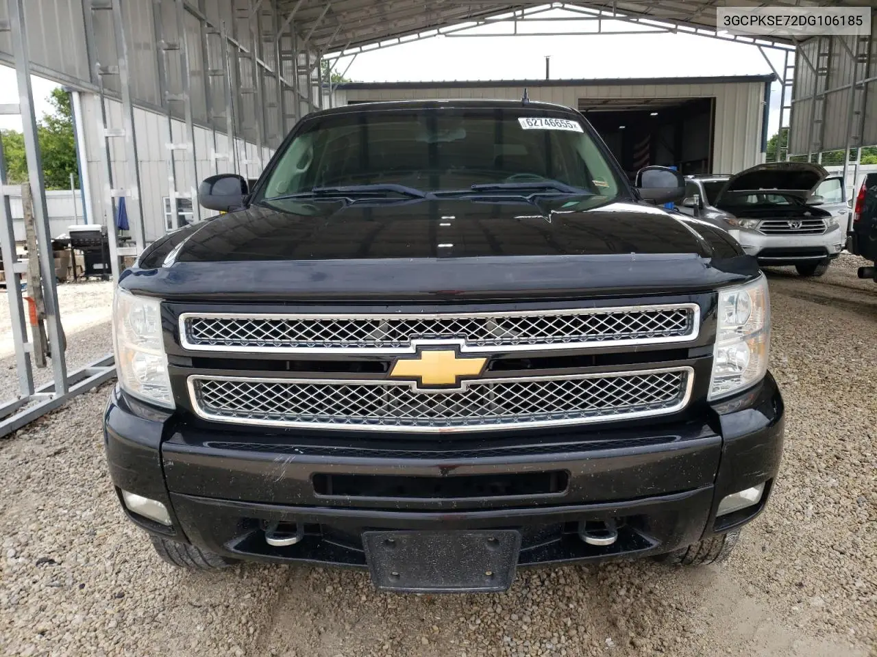 2013 Chevrolet Silverado K1500 Lt VIN: 3GCPKSE72DG106185 Lot: 62746655