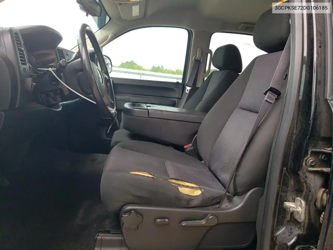 2013 Chevrolet Silverado K1500 Lt VIN: 3GCPKSE72DG106185 Lot: 62746655