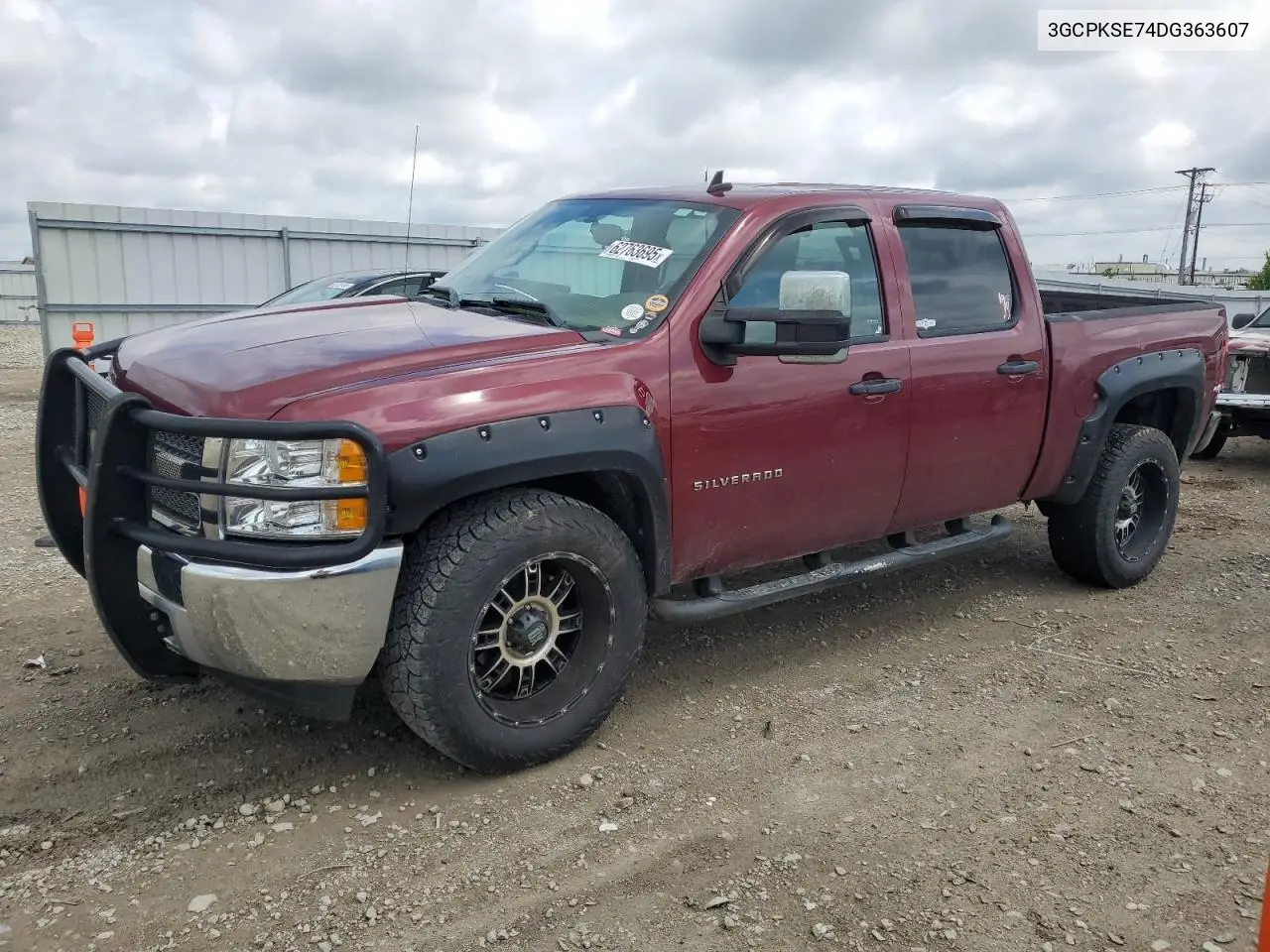 2013 Chevrolet Silverado K1500 Lt VIN: 3GCPKSE74DG363607 Lot: 62763695