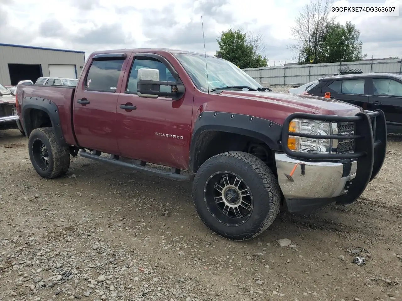 2013 Chevrolet Silverado K1500 Lt VIN: 3GCPKSE74DG363607 Lot: 62763695