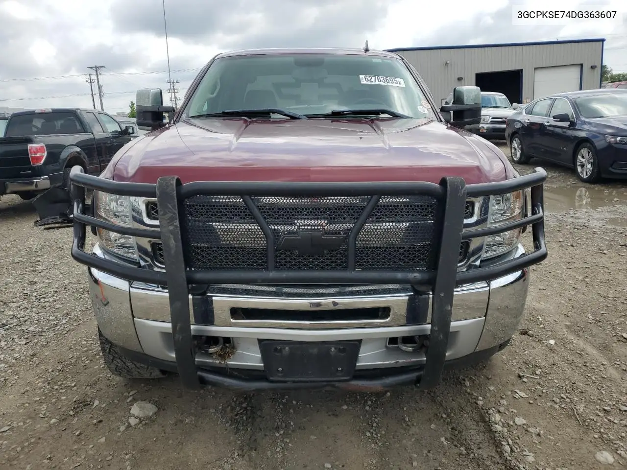 2013 Chevrolet Silverado K1500 Lt VIN: 3GCPKSE74DG363607 Lot: 62763695