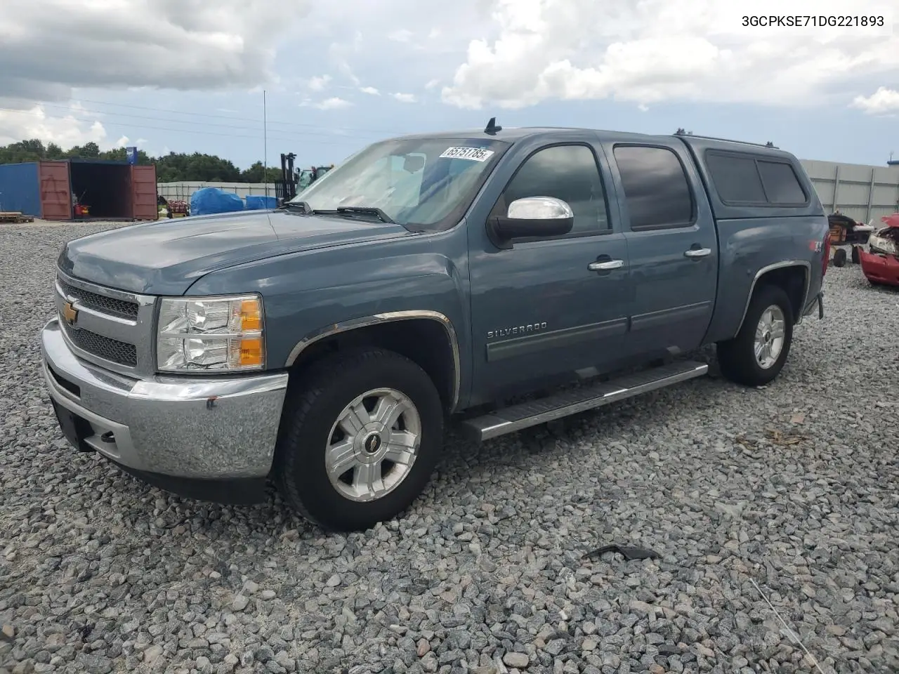 2013 Chevrolet Silverado K1500 Lt VIN: 3GCPKSE71DG221893 Lot: 65751785