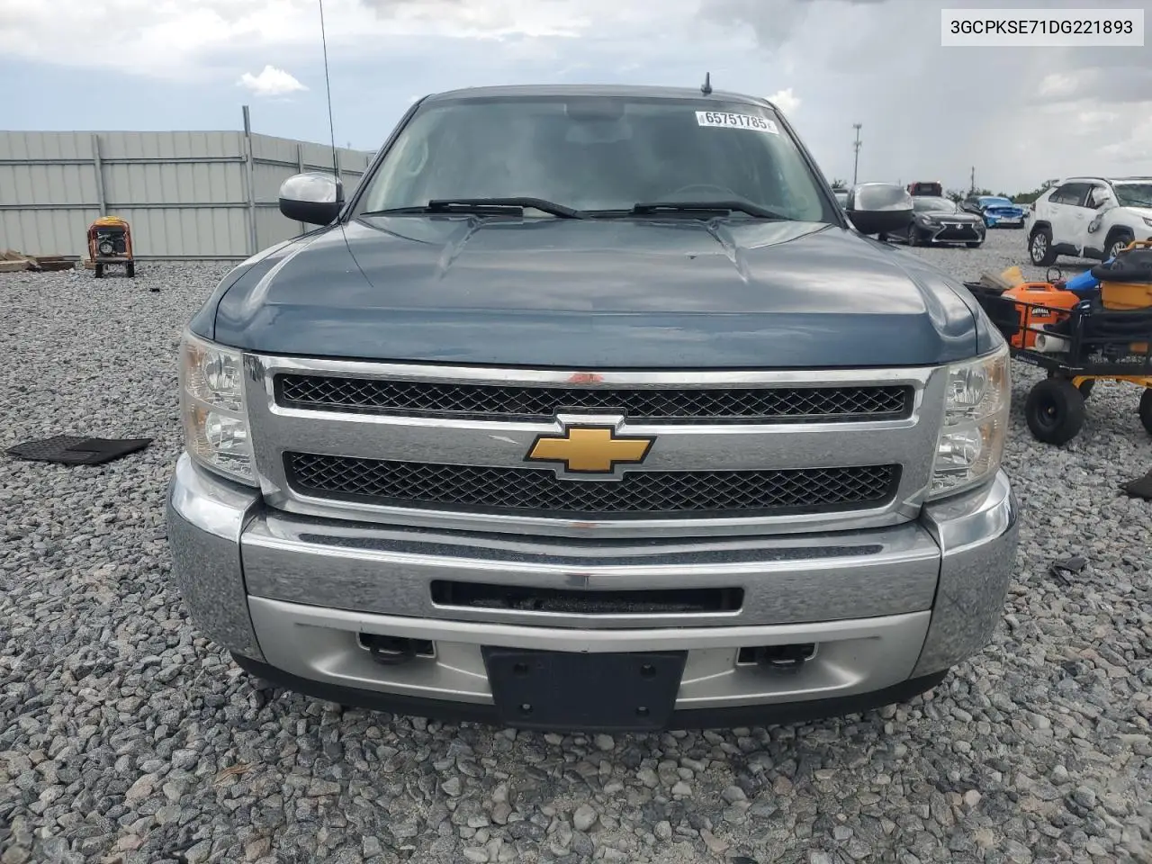 2013 Chevrolet Silverado K1500 Lt VIN: 3GCPKSE71DG221893 Lot: 65751785