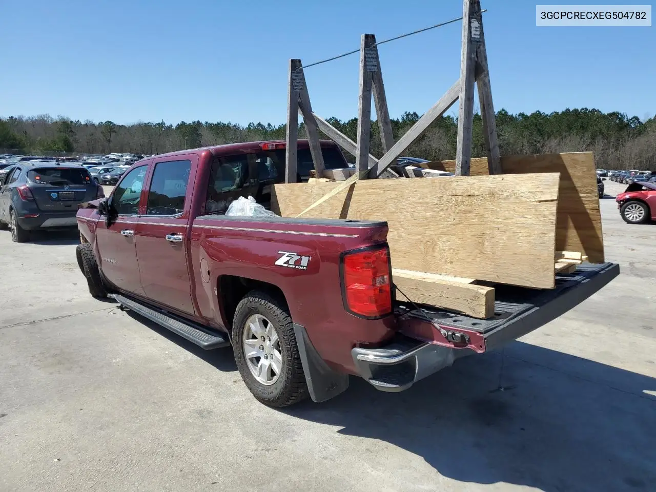 2014 Chevrolet Silverado C1500 Lt VIN: 3GCPCRECXEG504782 Lot: 46445974