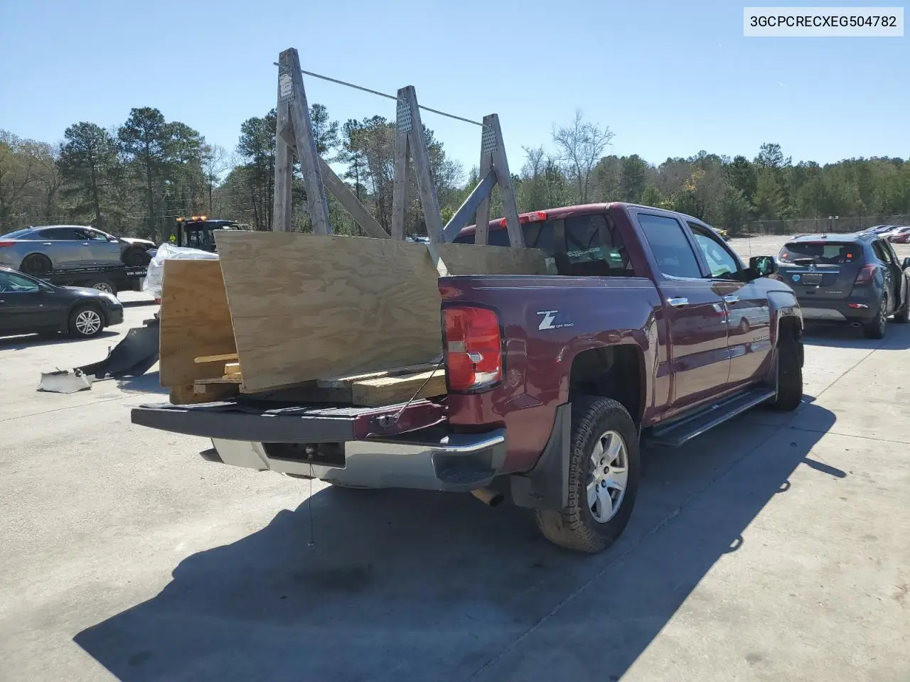 2014 Chevrolet Silverado C1500 Lt VIN: 3GCPCRECXEG504782 Lot: 46445974