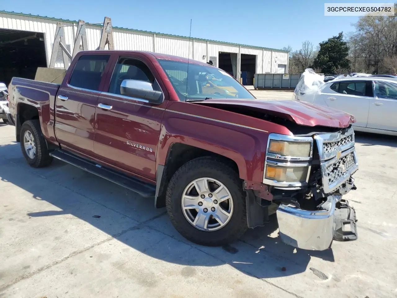 2014 Chevrolet Silverado C1500 Lt VIN: 3GCPCRECXEG504782 Lot: 46445974
